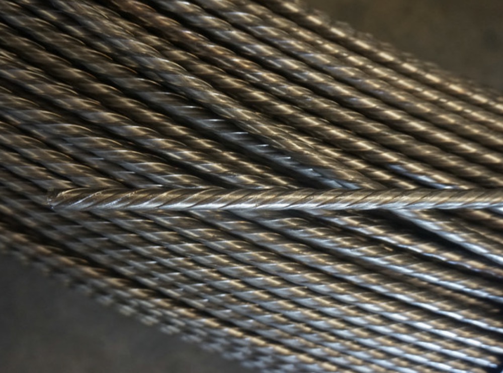 Prestressed steel wire