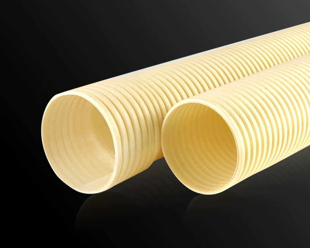 Rigid polyvinyl chloride (PVC-U) double-wall corrugated pipe for communication